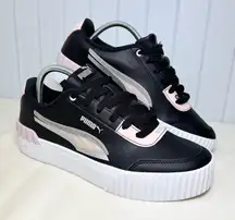 Puma Carina Lift Black and Pink Women's Sneakers Size 10