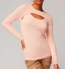 EUC White House Black Market Cashmere
Blend Cutout Sweater Size Small