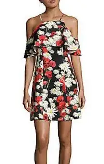 ALEXIA ADMOR Daisy-print Cold-shoulder Dress NWT