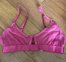 pink mesh bra top