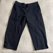 Eddie Bauer large cropped black pants