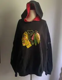 Gildan Vintage Black Chicago Black Hawks Hoodie