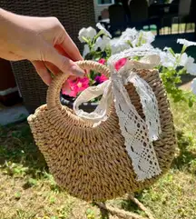 Minimalist Straw Bag, Perfect For Summer Beach Travel Vacation