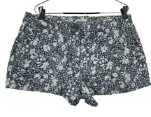 Gap size 14 sun kissed floral chambray floral shorts