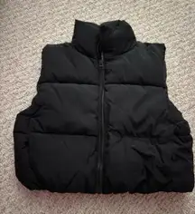 H&M Puffer Vest Black