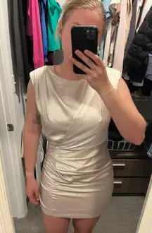 Champagne Mini Dress