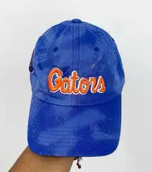 Florida Gators Custom Bleach Splatter Dad Hat OS Football School Spirit