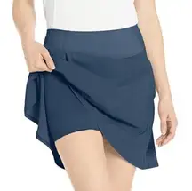 PUMA Golf Ivy Blue Powershape‎ Solid Woven Skirt Size XS