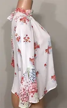 New. LUCKY BRAND choker floral top. NWT