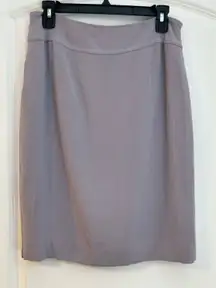 Marissa Minicucci Pencil Skirt Size 8 Lavender Pastel Crepe Wool Blend Office