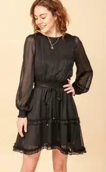 Hyfve Little Black Sparkle Dress