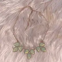 Chic Gold and Mint Necklace