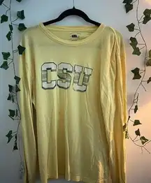 Colorado State University “Outta Town” Yellow Long Sleeve Size L