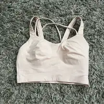 lululemon strawberry milkshake like a cloud bra d/dd size 6