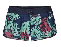 Patagonia Running Shorts Tarkine Fern Blue Navy Nine Trail Runner L Large