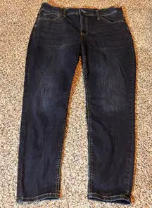 AVA & VIV High Rise Skinny Jeans Dark Wash Women Size 17