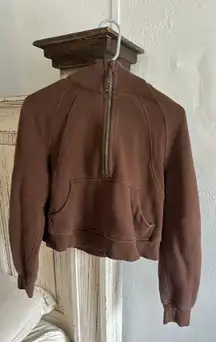 Scuba Oversized Half-Zip Hoodie