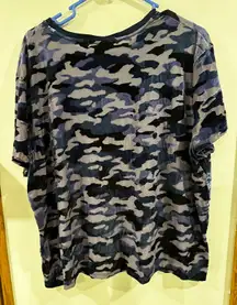 . Blue Camo T Shirt