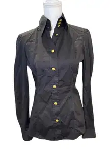 Dolce & Gabbana Black Button-Up Blouse,  IT Size 40 (US 4/6)