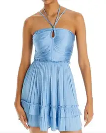 Strappy Ruched Mini Dress