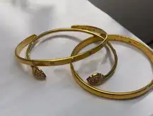 Set of Three Gold Bracelets- Stella and Dot and Monet