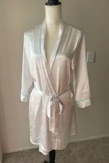 Intimo Donatella Bridal Wedding Robe Embroidered “The Bride” Size L