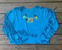 Retro Tie Dye MTV Long Sleeve T-Shirt