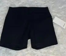 Lululemon Align HR Ribbed Short 6” Black Size 14 NWT