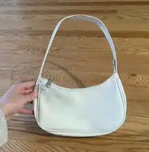 White Leather Purse