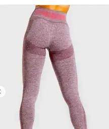 Gymshark High Waisted Flex Leggings Winter Berry Rose Slate size small