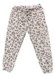 SAGE Collective women’s size M leopard print joggers/sweatpants. EUC