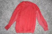 Red Aerie Crewneck Sweatshirt