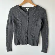 Joie Button-Front Cardigan Sweater