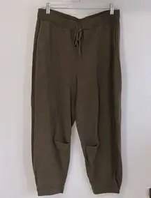 Free People Beach Sweater Pants Joggers Brown