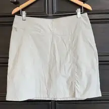 Tan Mini‎ Skirt Skort Athletic Travel Outdoors Casual Women’s Size 12