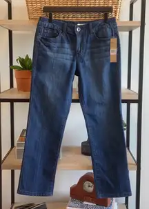 NWT DKNY Mid-Rise Straight Leg Ankle Jean, 6