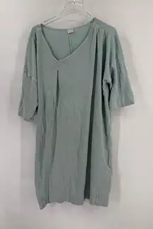 Poetry sea glass hemp cotton blend dress size‎ 14