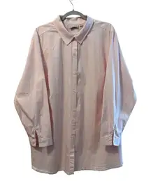 Joan Rivers Light Pink Casual Button-Down Shirt