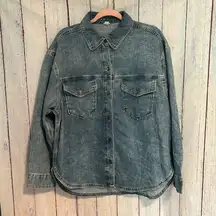 NWT Aerie Denim Shirt Jacket