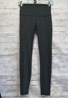 Lululemon align super high rise pant 28 inch heathered graphite grey 4 leggings