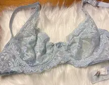 Light blue laceunderwire bralette by rome size medium