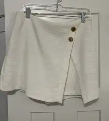 Zara White Skort