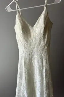 Macy's White Formal Dress