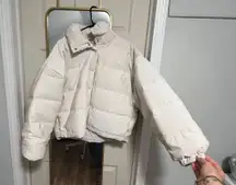 White Puffer Coat