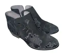 Seychelles Lantern Women's U.S. 8.5 Ankle Bootie Black Embroidered