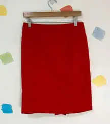 2 Anne Klein Red Pencil Skirt