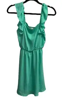 Jun & Ivy Mint Green Sleeveless Elastic Waist Dress Size XS