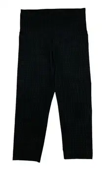 Old Navy Capris Medium Black‎ Printed Crop Pants Casual Everyday Basic