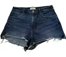Abercrombie & Fitch Blue Curve Love Cut Off Denim Shorts Women's Size 31| 5-15-3