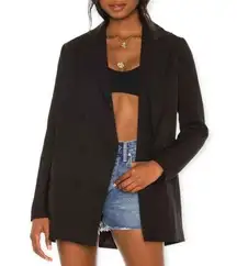 Revolve SNDYS Hills Black Blazer Jacket in Black NEW Size 12 XXL